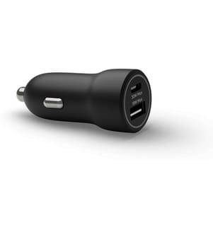 DBRAMANTE1928 - Autoladegerät Re-charge USB-C + USB-A Schwarz