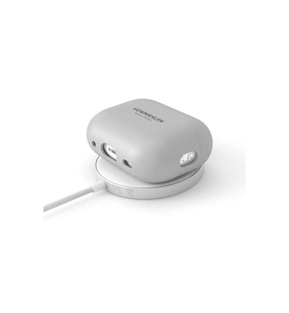 Vonmählen - Mallette de transport Thin AirPods Pro 2 Light Gray