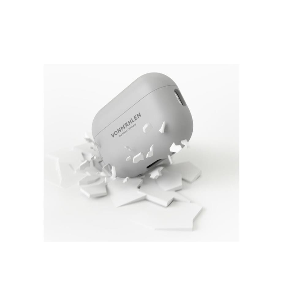 Vonmählen - Mallette de transport Thin AirPods Pro 2 Light Gray