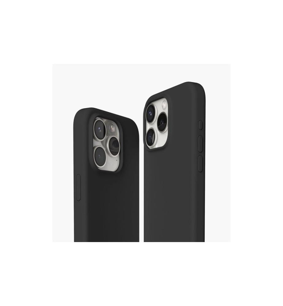 Vonmählen - Coque arrière Eco Silicone iPhone 15 Pro Black