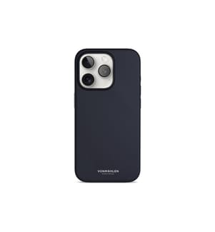 Vonmählen - Coque arrière Eco Silicone iPhone 15 Pro Navy