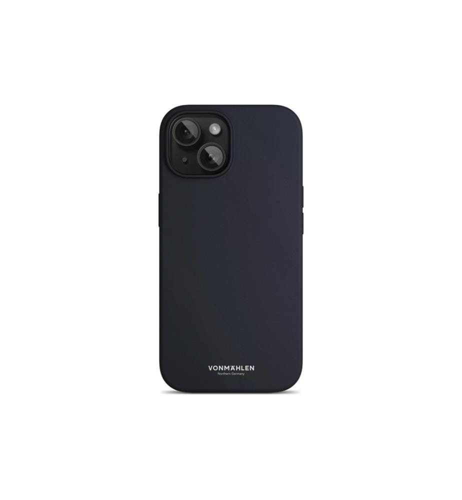 Vonmählen - Coque arrière Eco Silicone iPhone 15 Navy