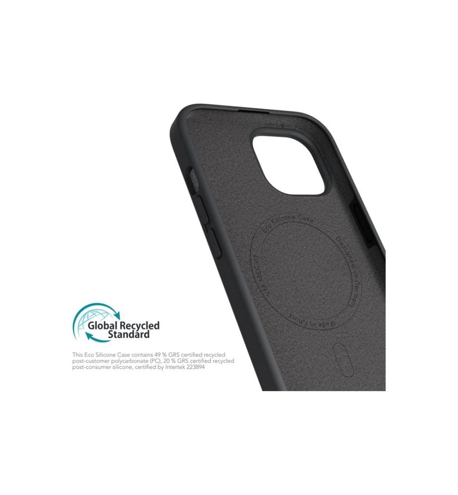 Vonmählen - Coque arrière Eco Silicone iPhone 15 Navy