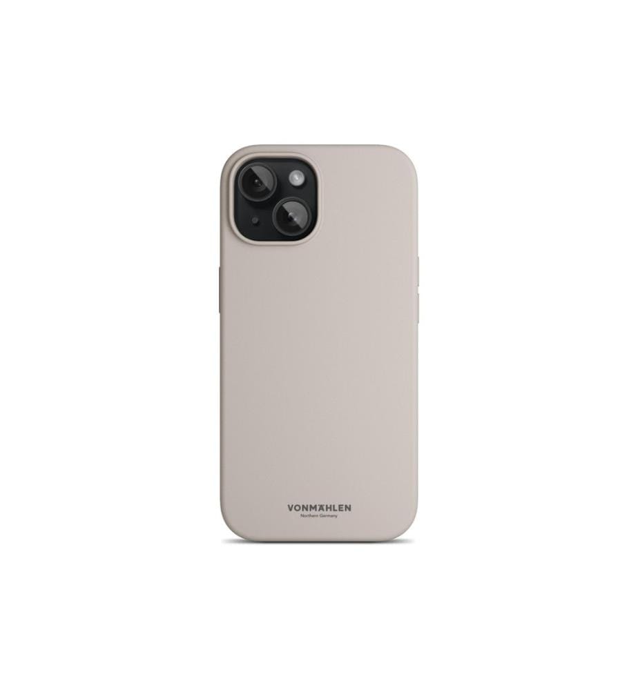 Vonmählen - Coque arrière Eco Silicone iPhone 15 Cream