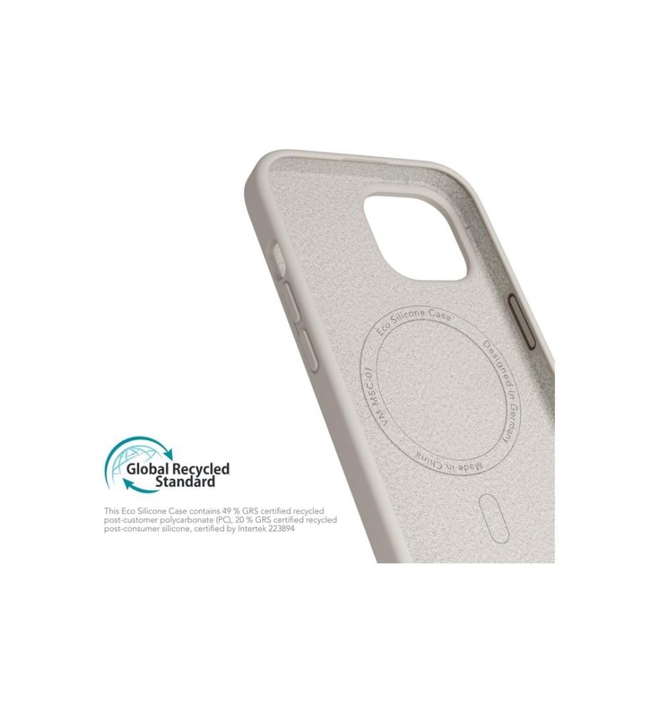 Vonmählen - Coque arrière Eco Silicone iPhone 15 Cream