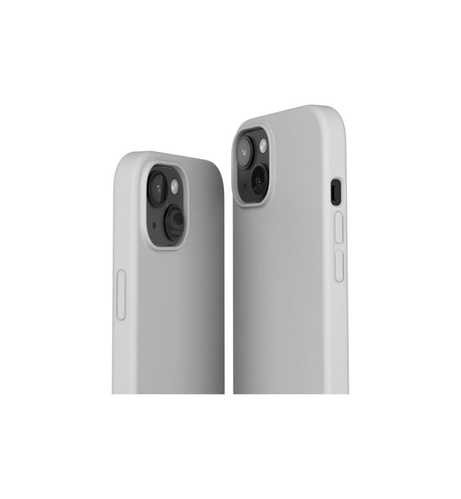 Vonmählen - Coque arrière Eco Silicone iPhone 15 Plus Light Gray