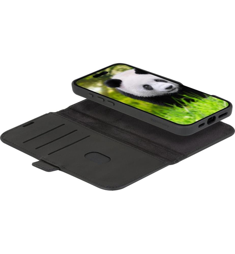 DBRAMANTE1928 - Book Cover Lynge iPhone 16 Pro Schwarz