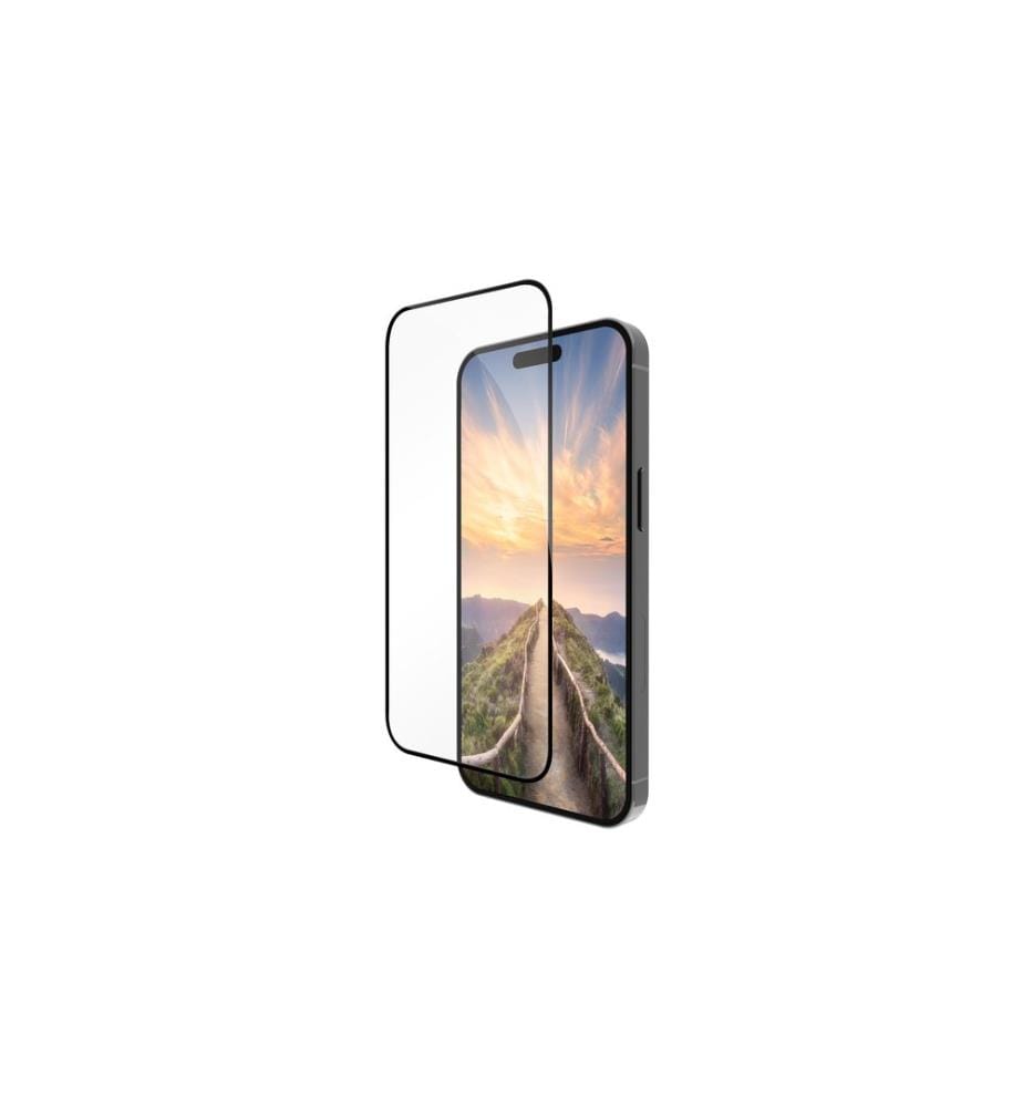 DBRAMANTE1928 - Displayschutz eco-shield Black Edge iPhone 16 Pro