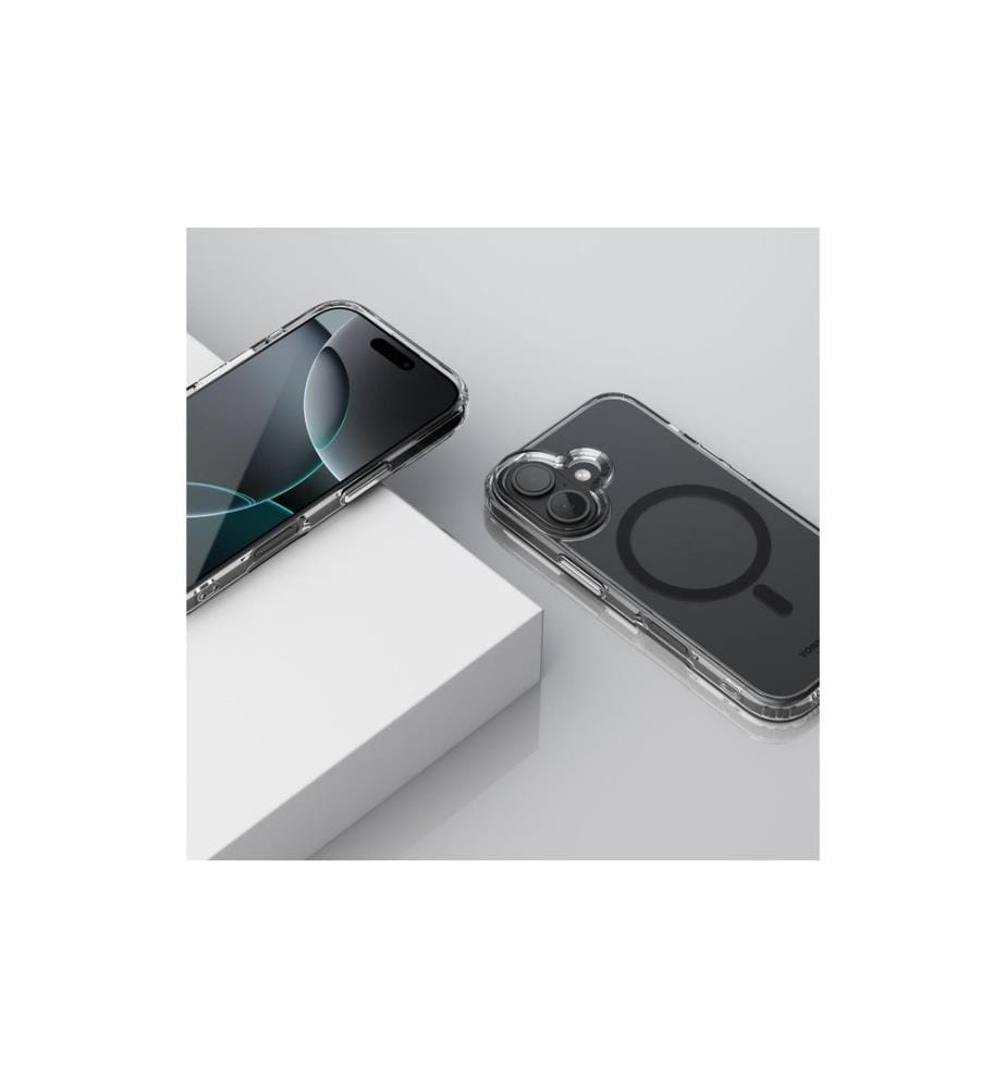 Vonmählen - Coque arrière Transparent  iPhone 16 Black
