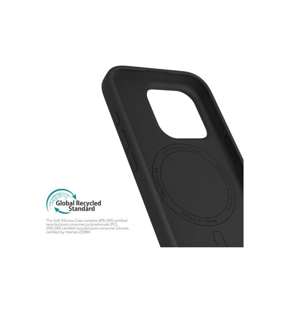 Vonmählen - Coque arrière Soft Silicone iPhone 16 Pro Black