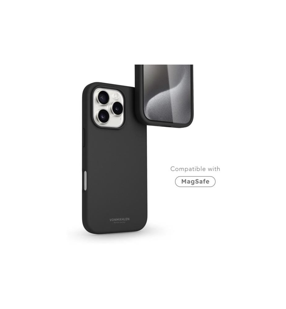 Vonmählen - Coque arrière Soft Silicone iPhone 16 Pro Max Black
