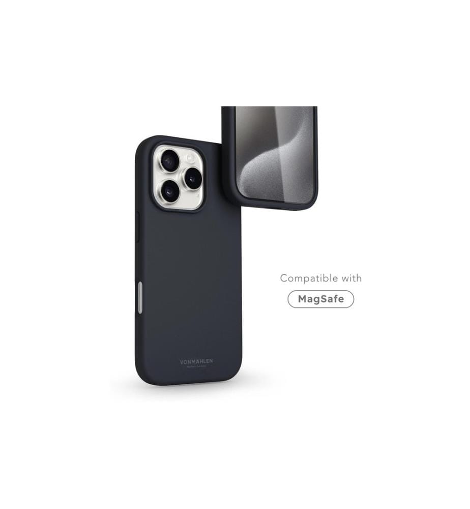 Vonmählen - Coque arrière Soft Silicone iPhone 16 Pro Navy