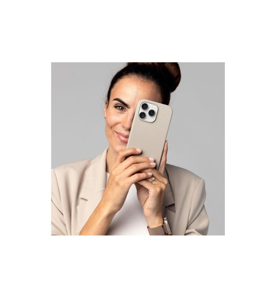 Vonmählen - Coque arrière Soft Silicone iPhone 16 Pro Cream