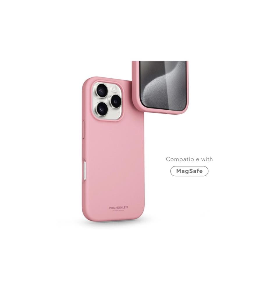 Vonmählen - Back Cover Soft Silicone iPhone 16 Pro Cherry Blossom