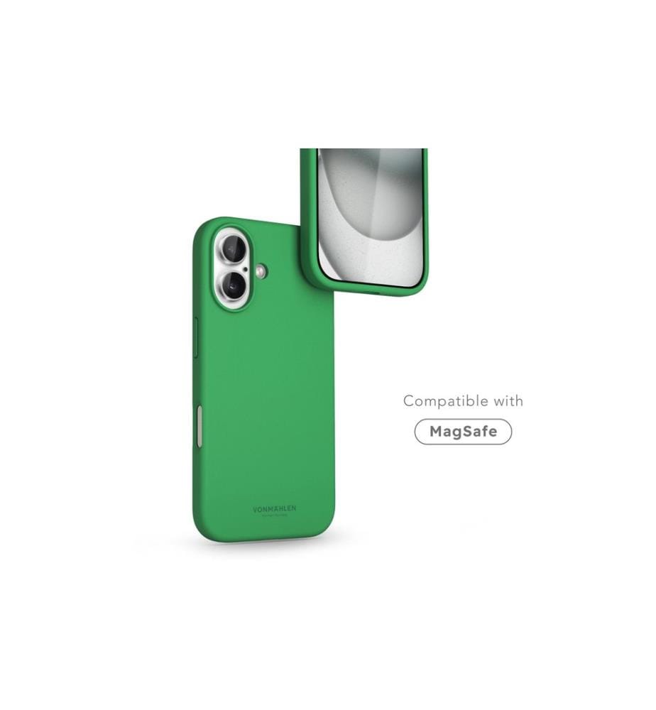 Vonmählen - Coque arrière Soft Silicone iPhone 16 Green Haven