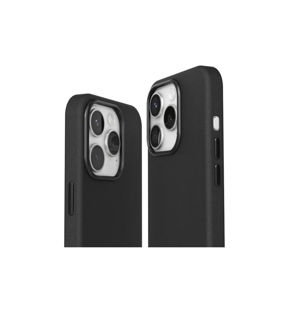 Vonmählen - Coque arrière Like Leather iPhone 16 Pro Max Noir