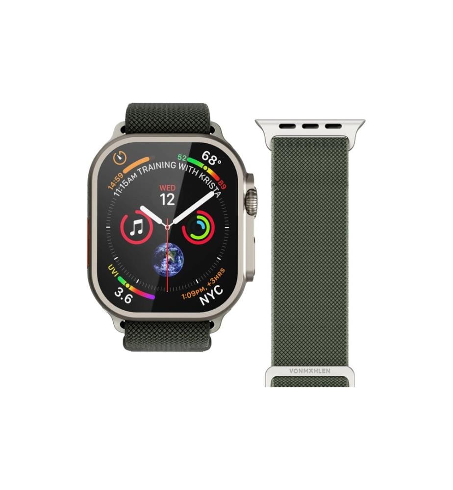 Vonmählen - Armband Classic Nylon Loop Apple Watch 38/40/41 mm Olive