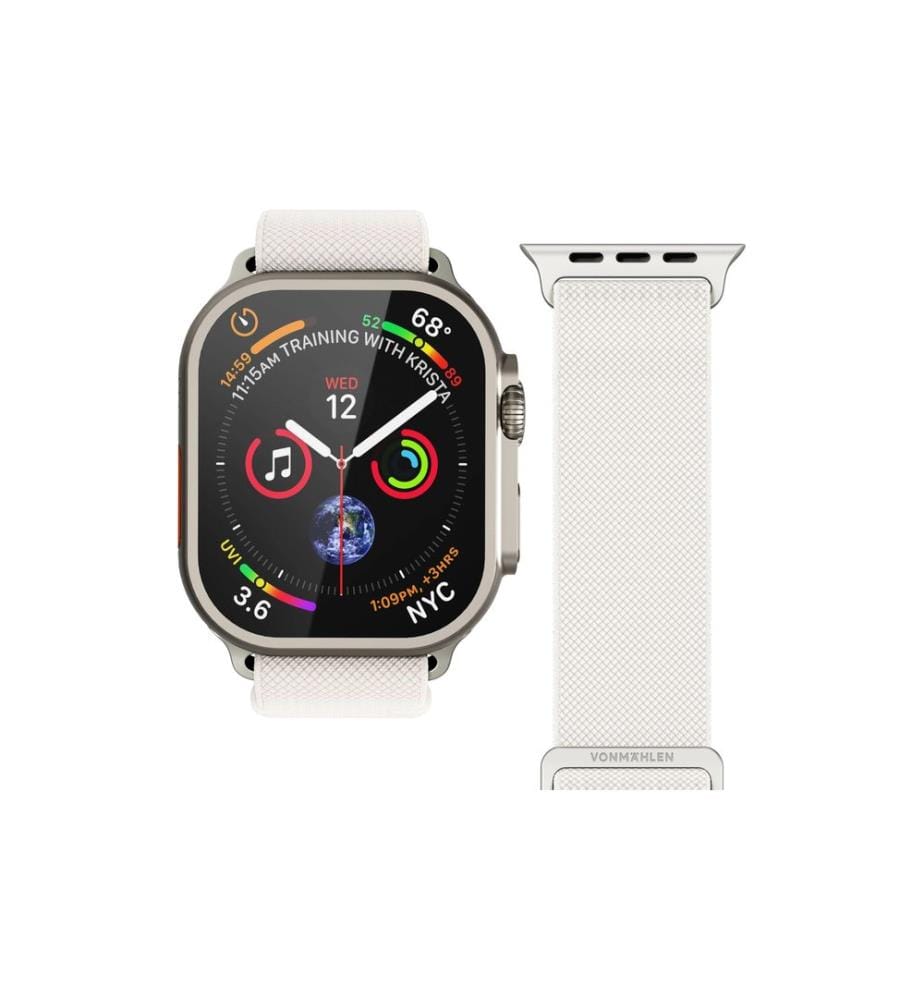 Vonmählen - Bracelet Classic Nylon Loop Apple Watch 38/40/41 mm Cream
