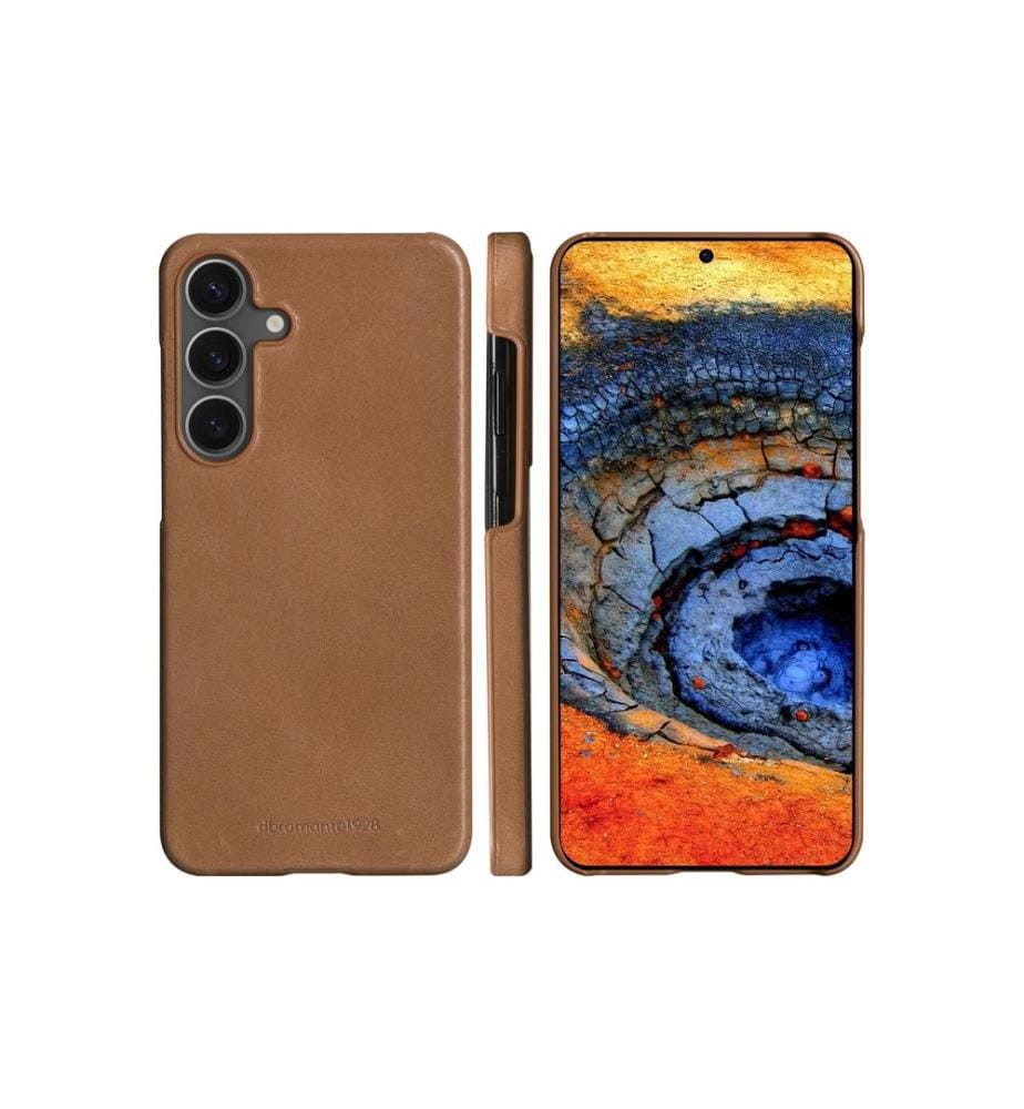 DBRAMANTE1928 - Book Cover Lynge Galaxy S25 Tan