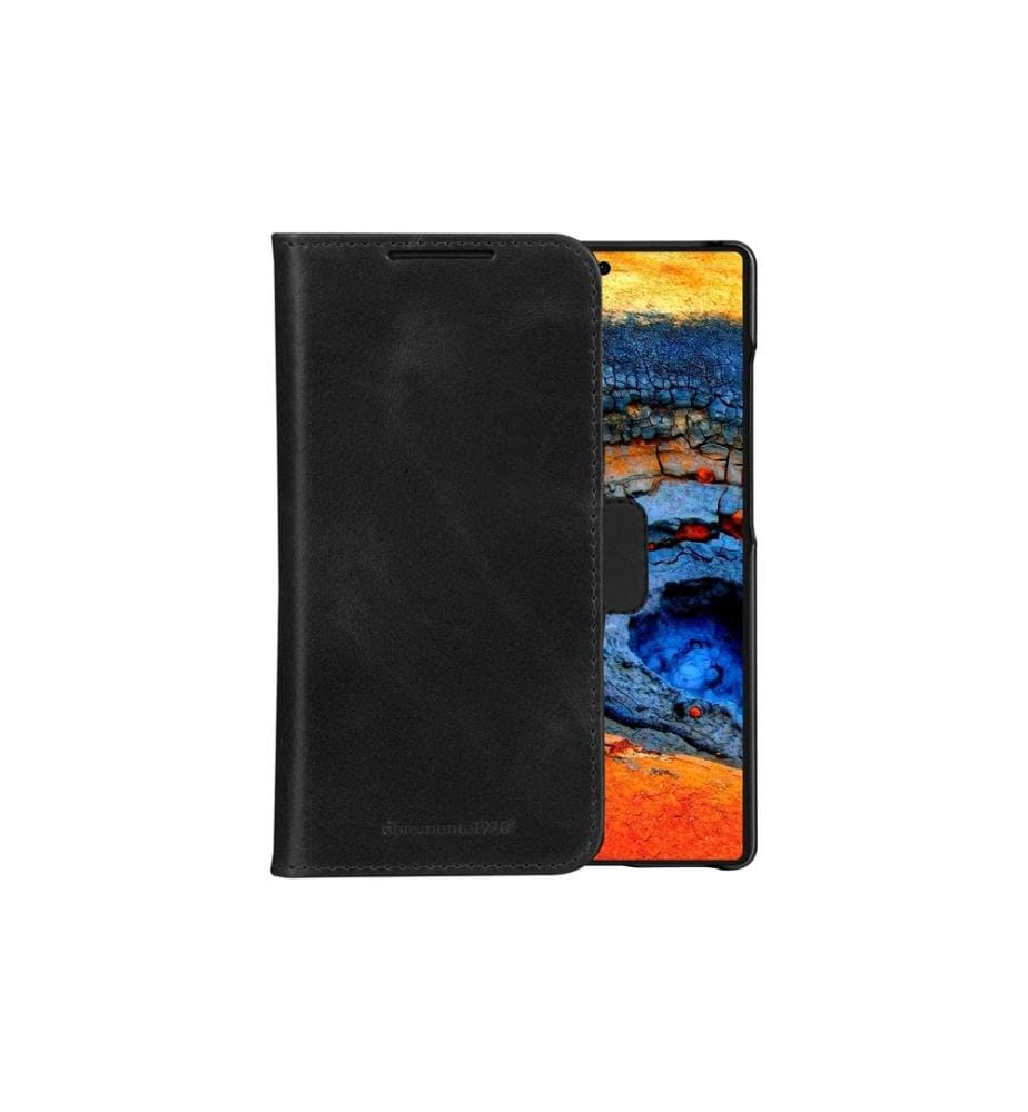 DBRAMANTE1928 - Book Cover Lynge Galaxy S25 Ultra Schwarz