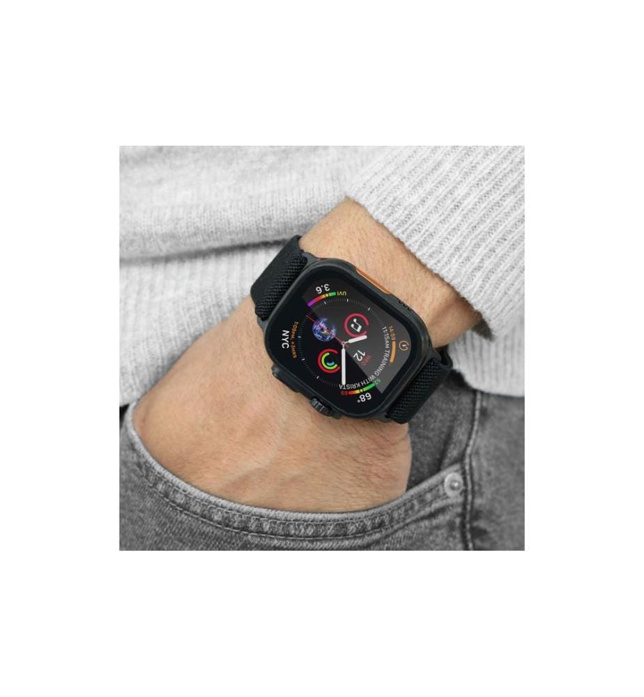 Vonmählen - Armband Classic Nylon Loop Apple Watch 44/45/46/49 mm Black