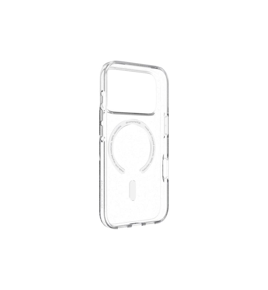 DBRAMANTE1928 - Coque arrière Greenland Pro MS iPhone 17 Pro Transparent/Blanc