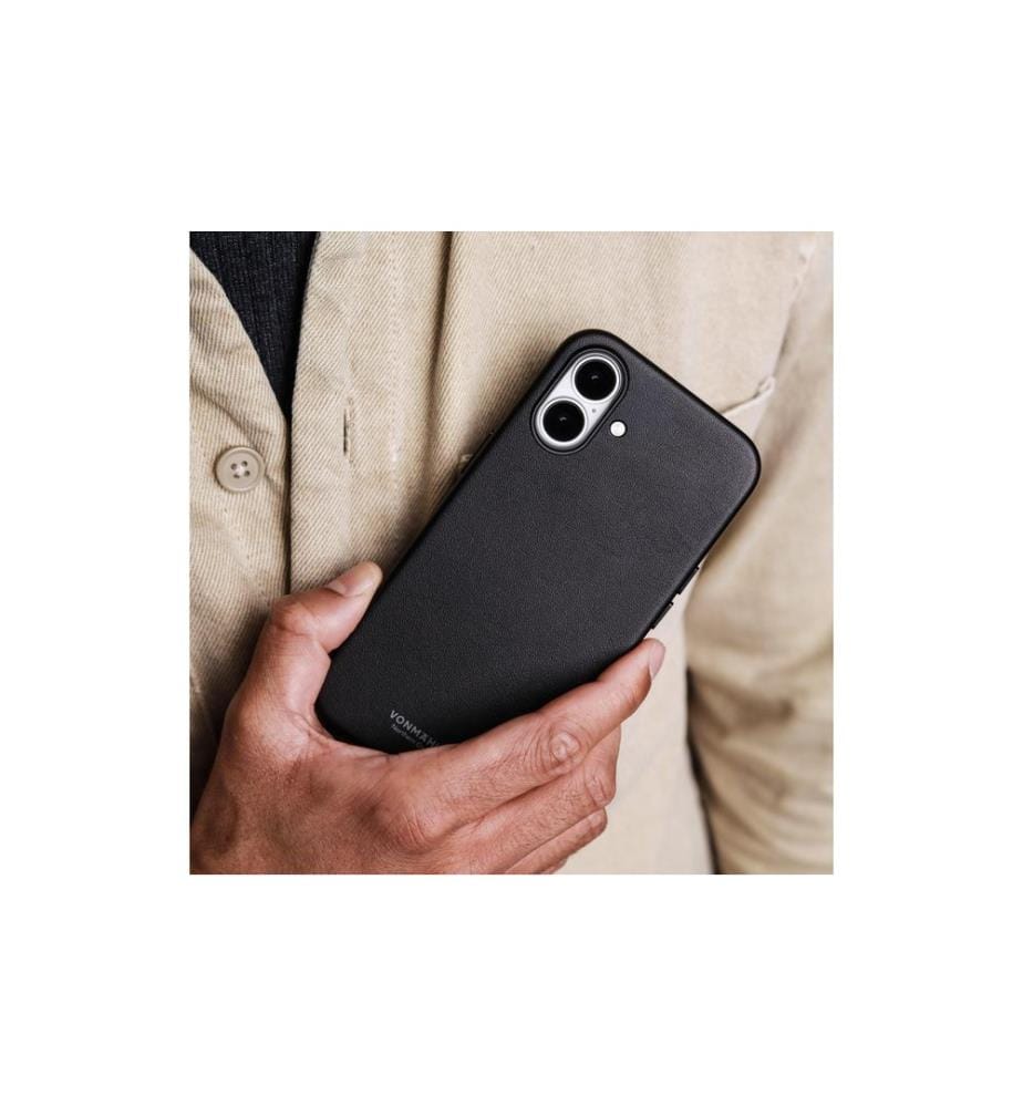 Vonmählen - Back Cover Like Leather iPhone 17 Black