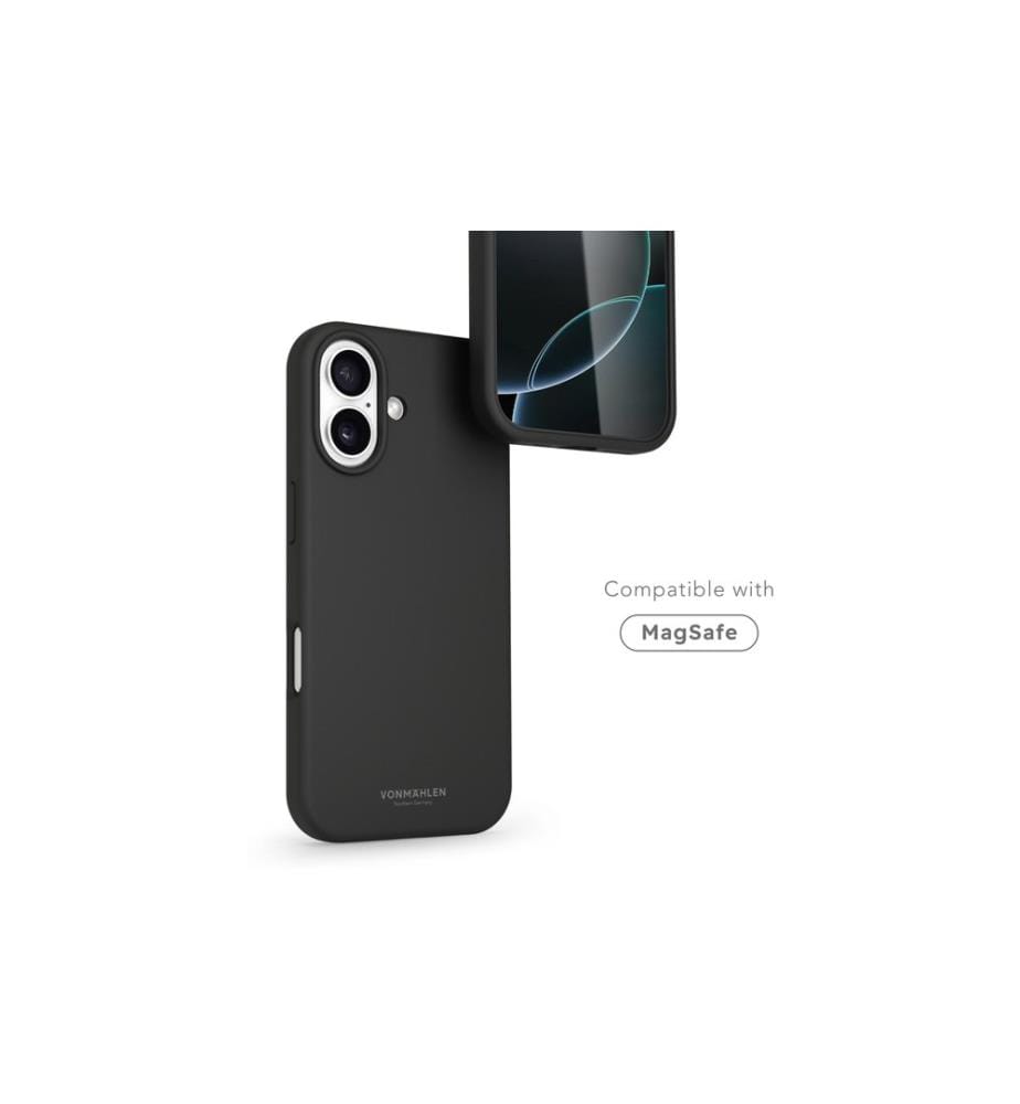 Vonmählen - Coque arrière Soft Silicone iPhone 17 Black