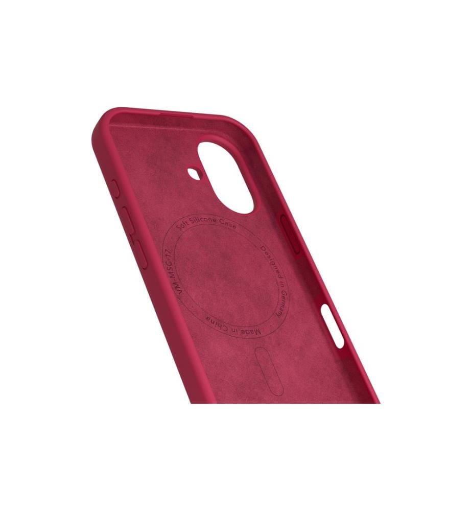 Vonmählen - Coque arrière Soft Silicone iPhone 17 Dark Red