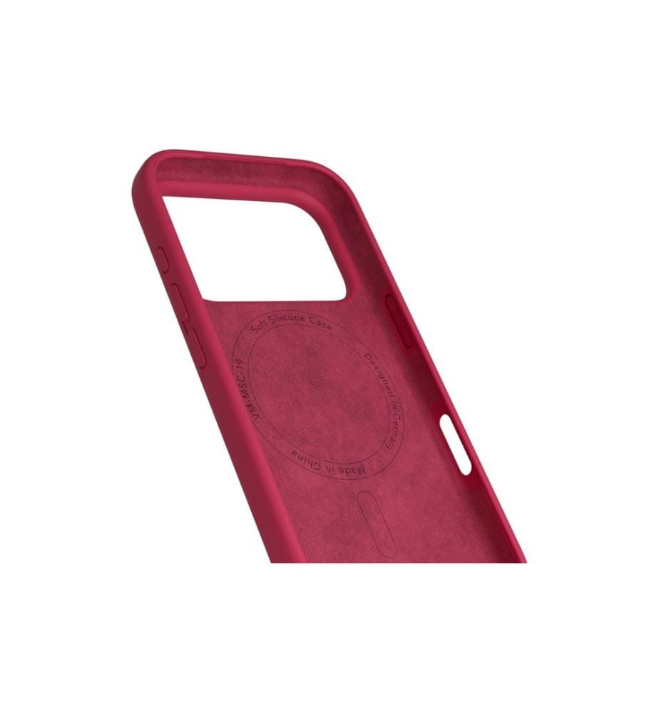 Vonmählen - Coque arrière Soft Silicone iPhone 17 Pro Dark Red