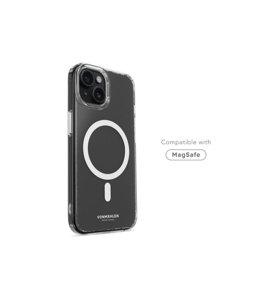 Vonmählen - Coque arrière Étui transparent MagSafe iPhone 15 Plus