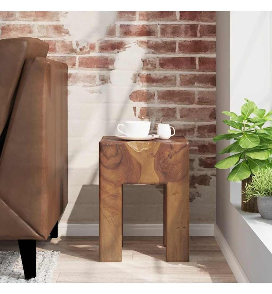 Hocker Massivholz Teak