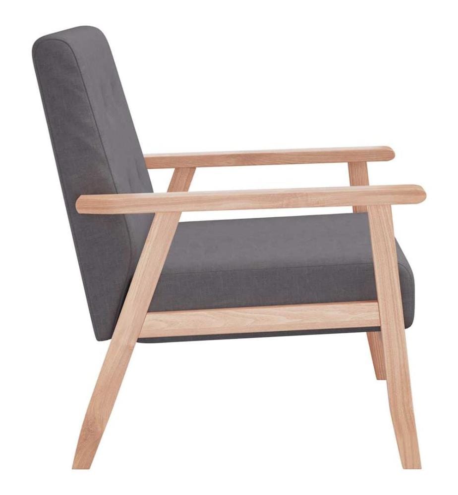 Sessel Dunkelgrau Stoff