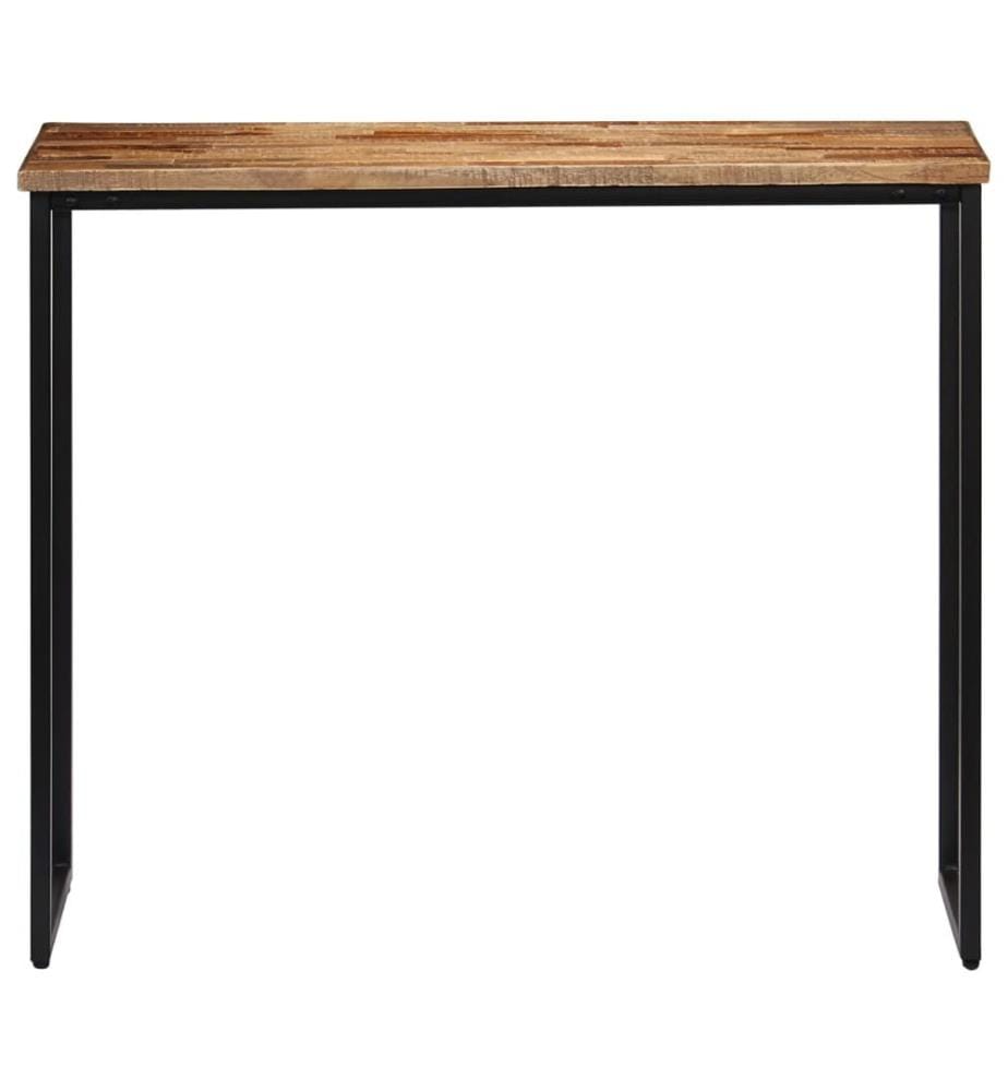 Table console Teck recyclé massif 90 x 30 x 76 cm