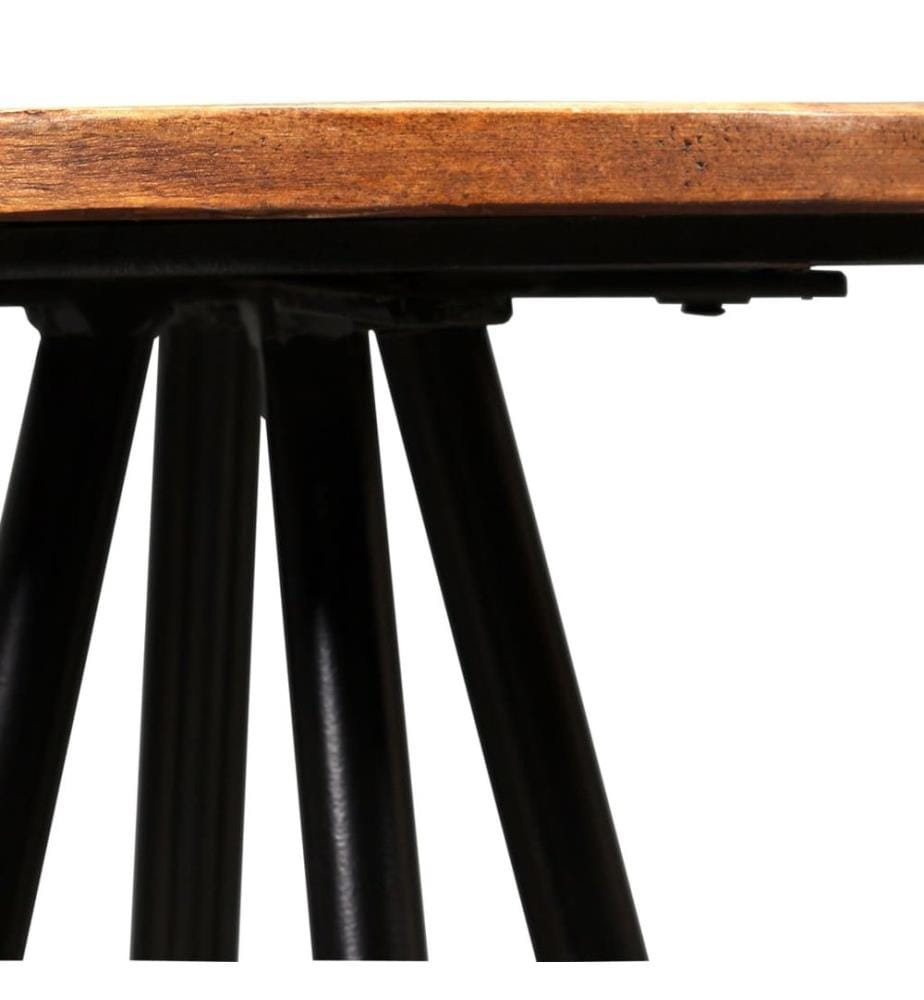 Barhocker 4 Stk. Massives Altholz