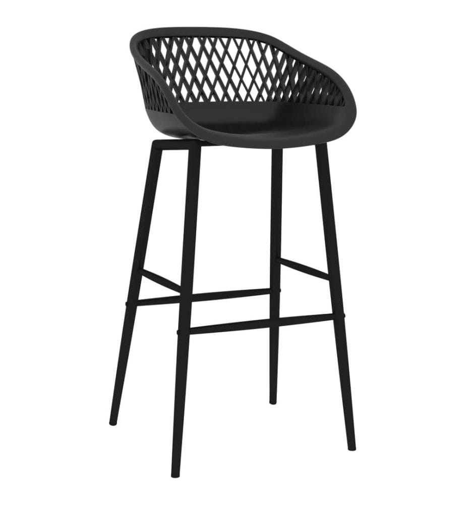 Barhocker 4 Stk. Schwarz