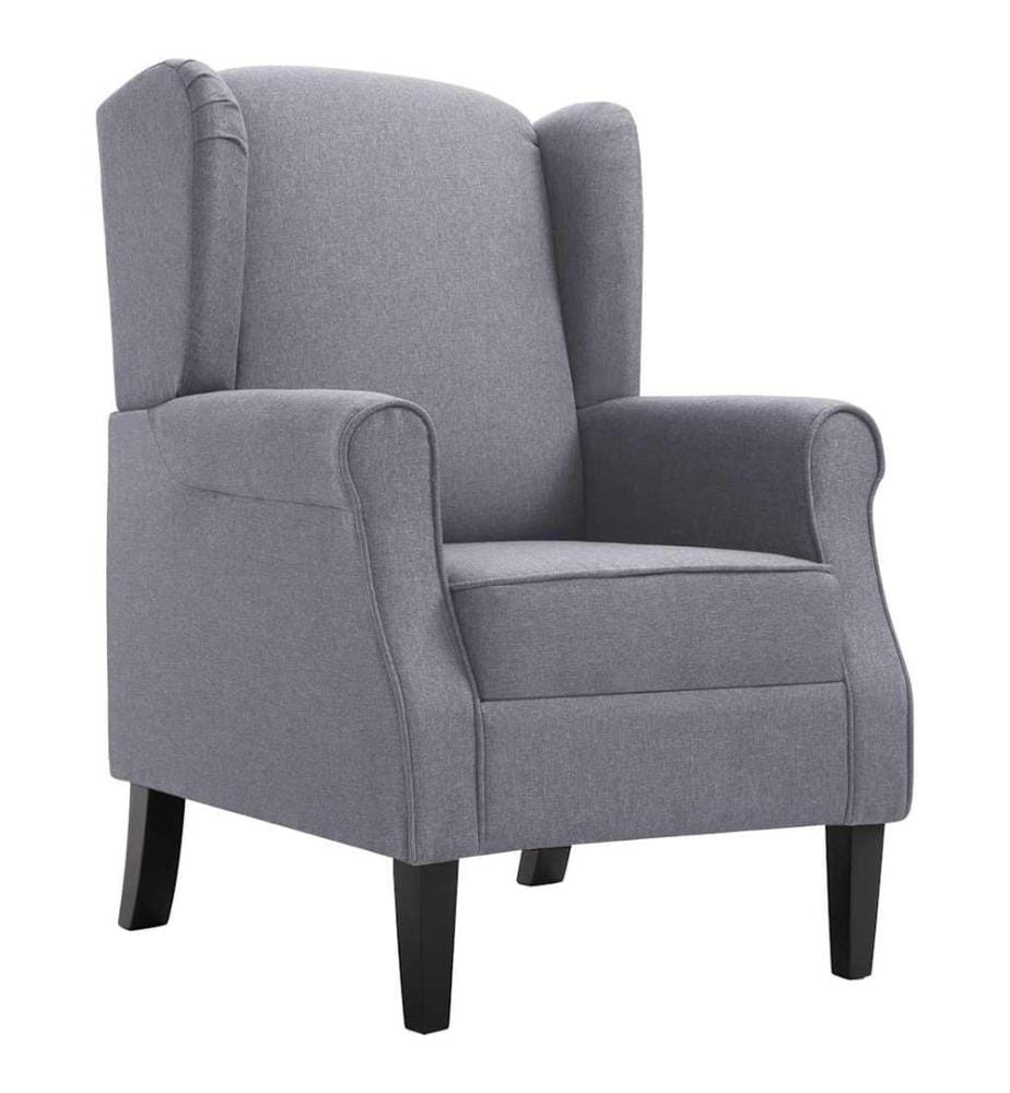 Sessel Dunkelgrau Stoff