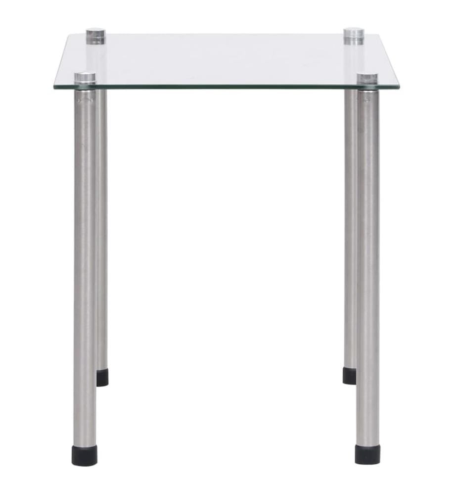 Tables gigognes 3 pcs Transparent Verre trempé