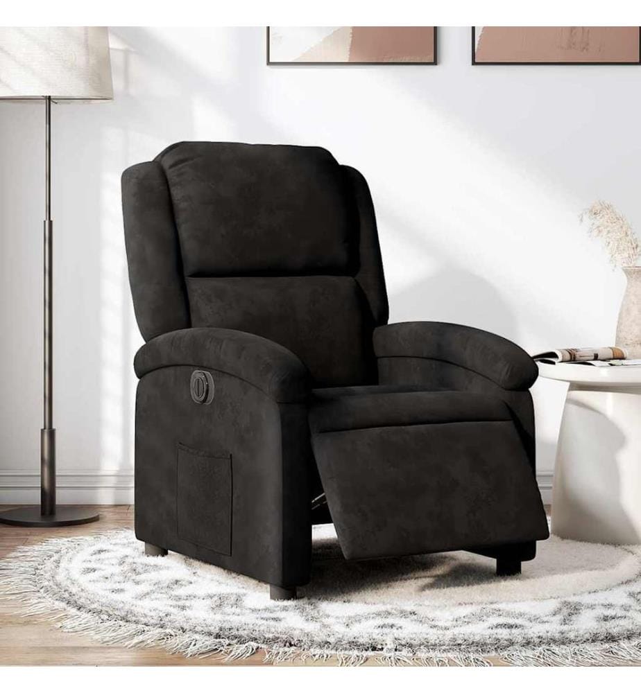 Relaxsessel Elektrisch Schwarz Samt