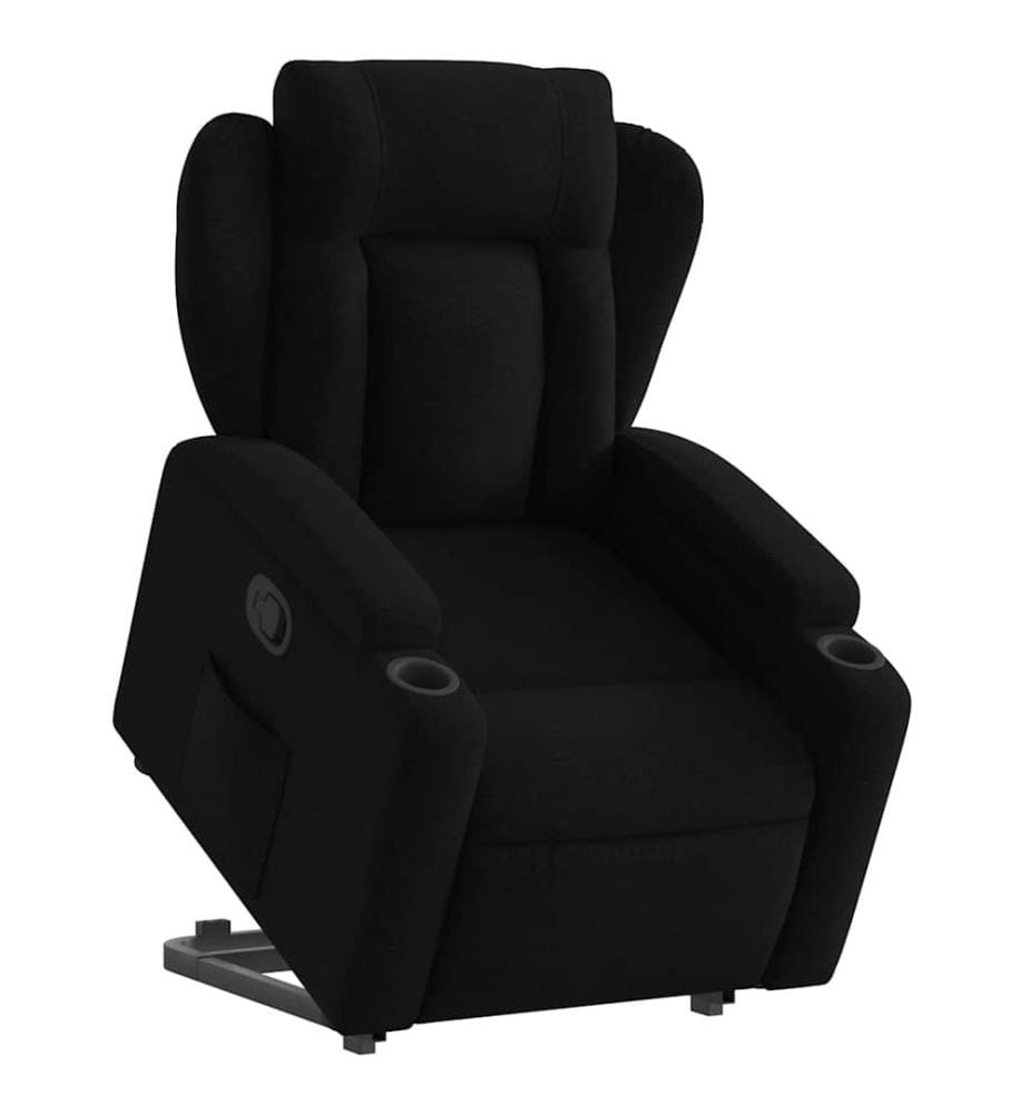 Fauteuil inclinable noir tissu