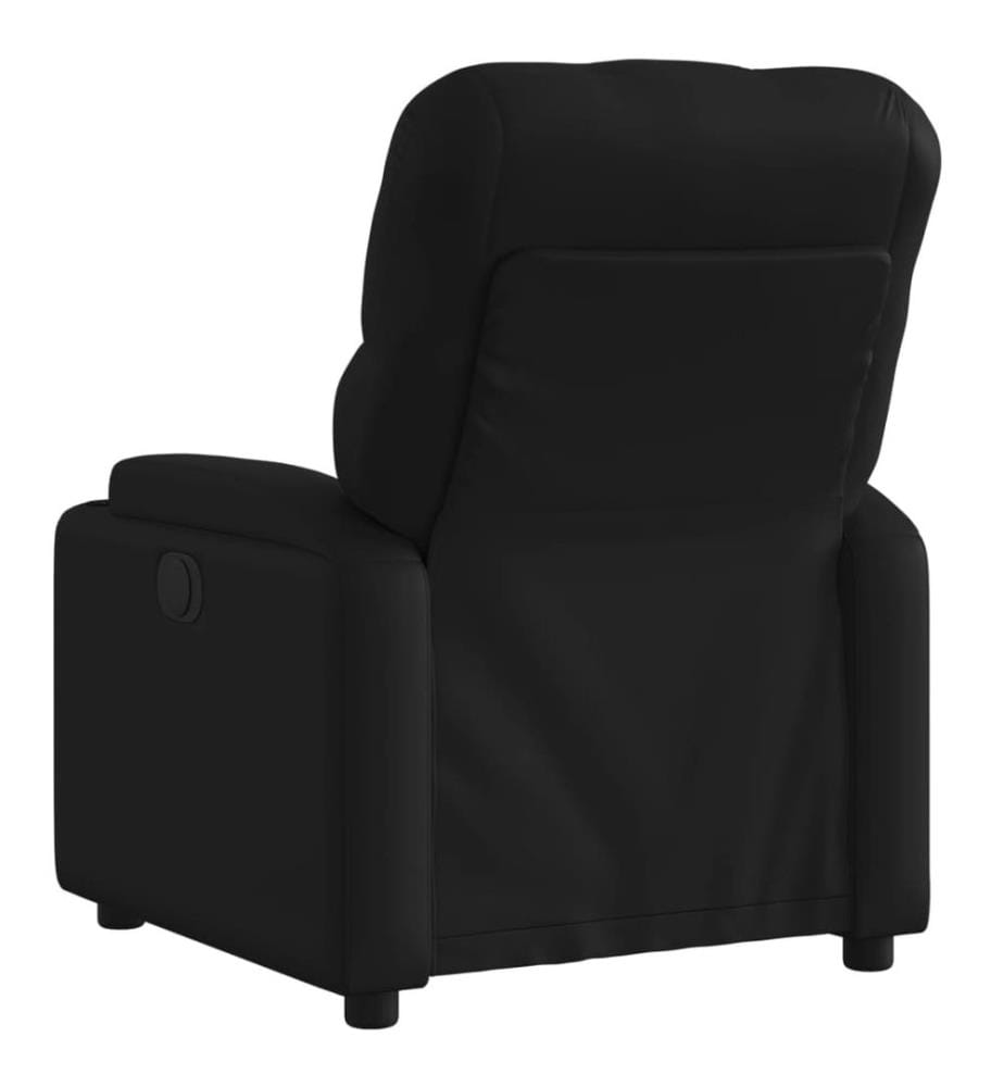 Relaxsessel Elektrisch Schwarz Kunstleder