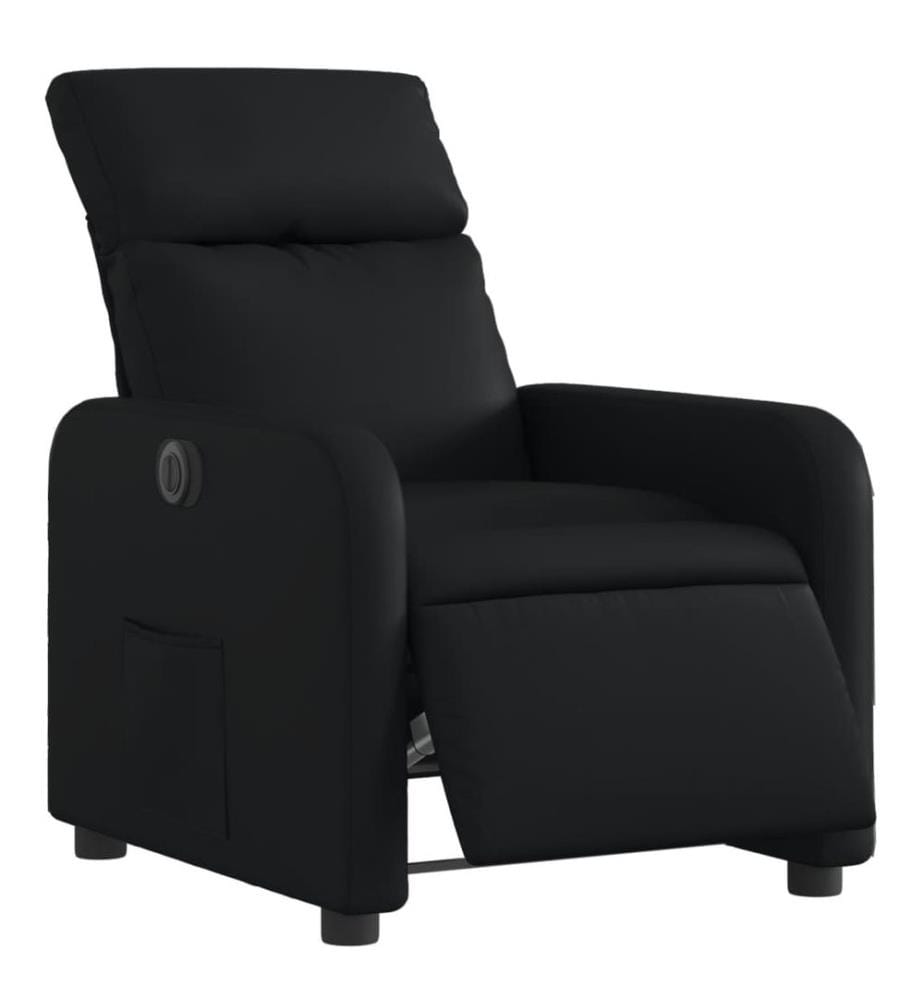 Relaxsessel Elektrisch Schwarz Kunstleder