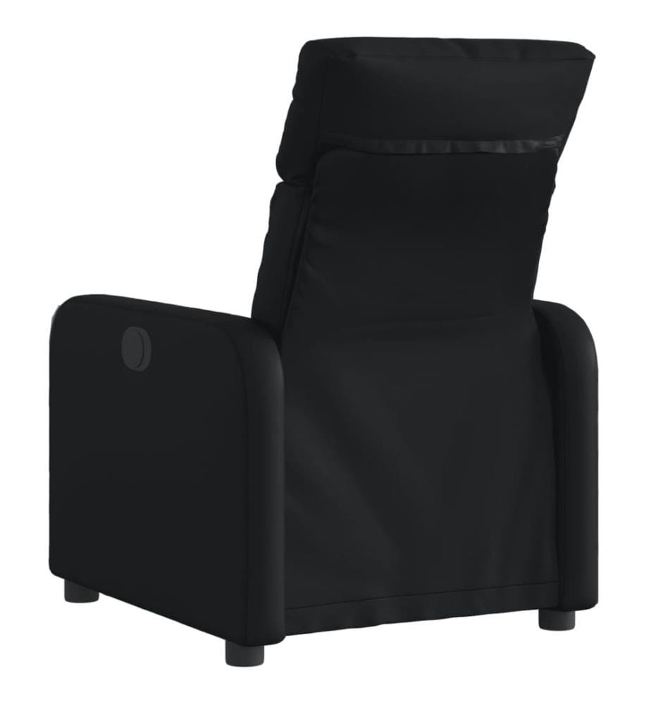 Relaxsessel Elektrisch Schwarz Kunstleder