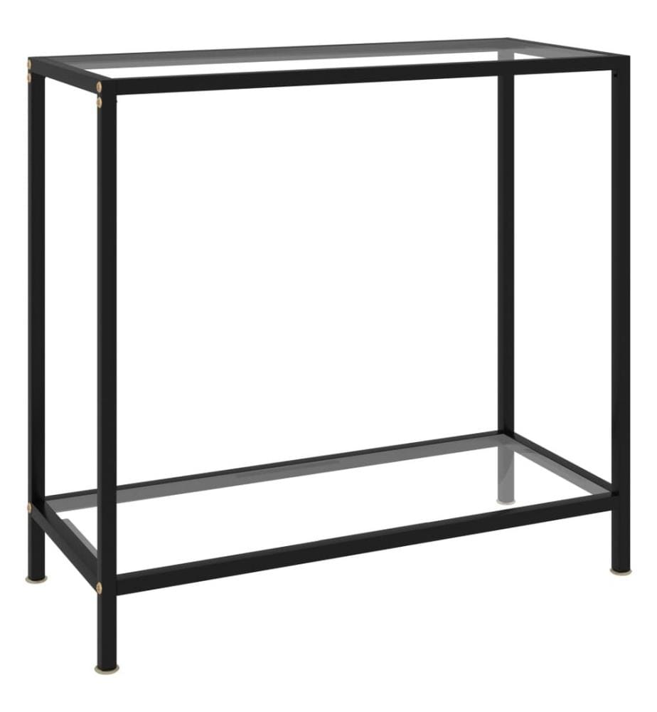 Konsolentisch Transparent 80x35x75 cm Hartglas