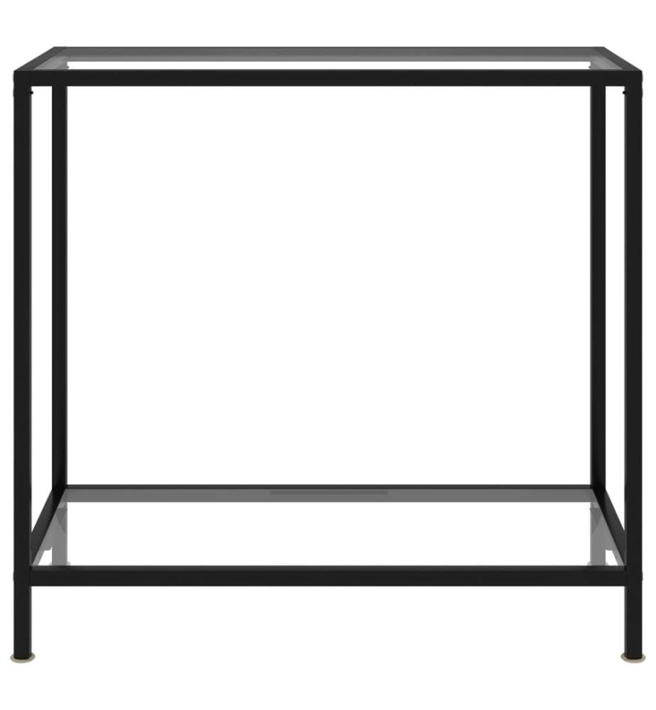 Konsolentisch Transparent 80x35x75 cm Hartglas