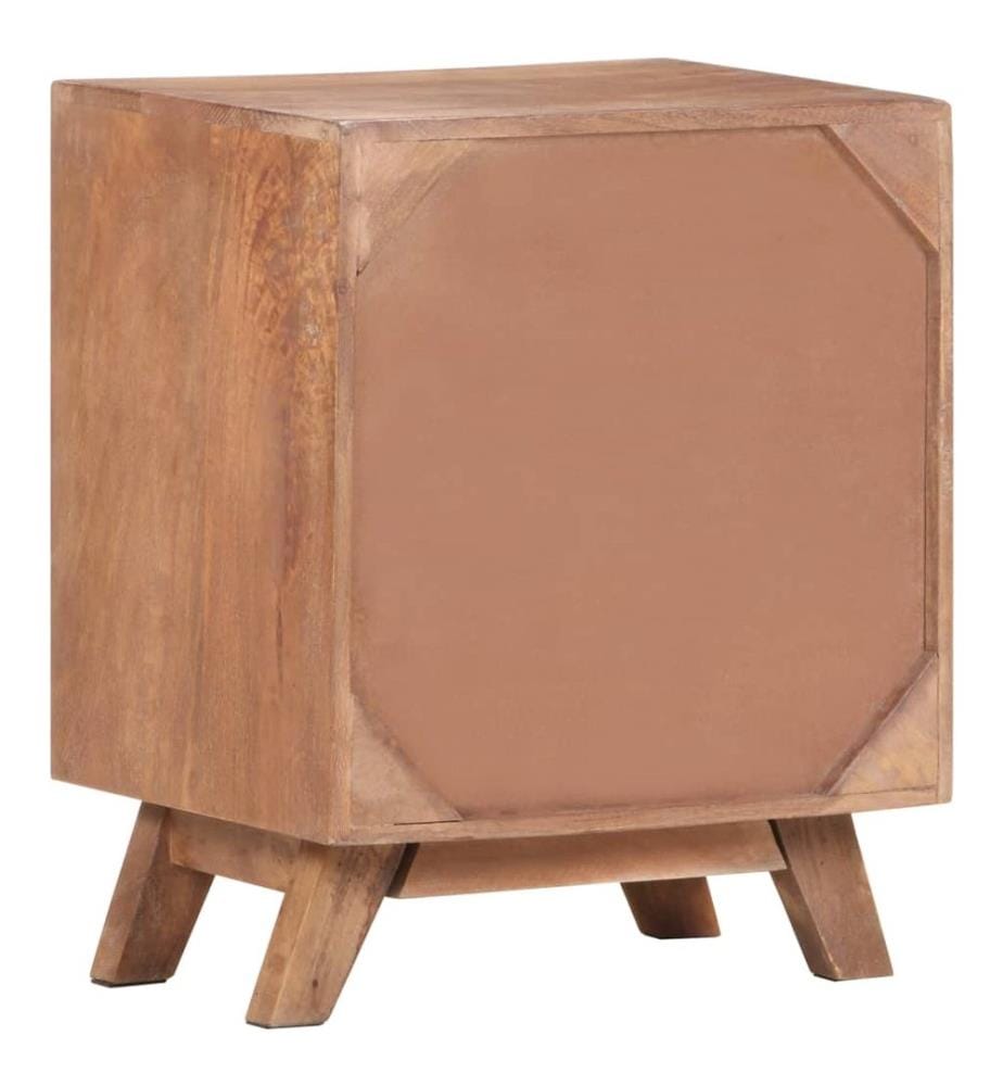 Table de chevet 40x30x50 cm Bois de manguier massif
