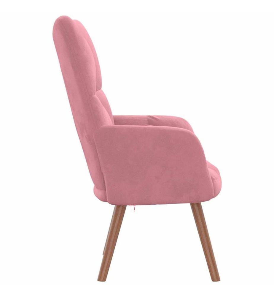 Relaxsessel Rosa Samt