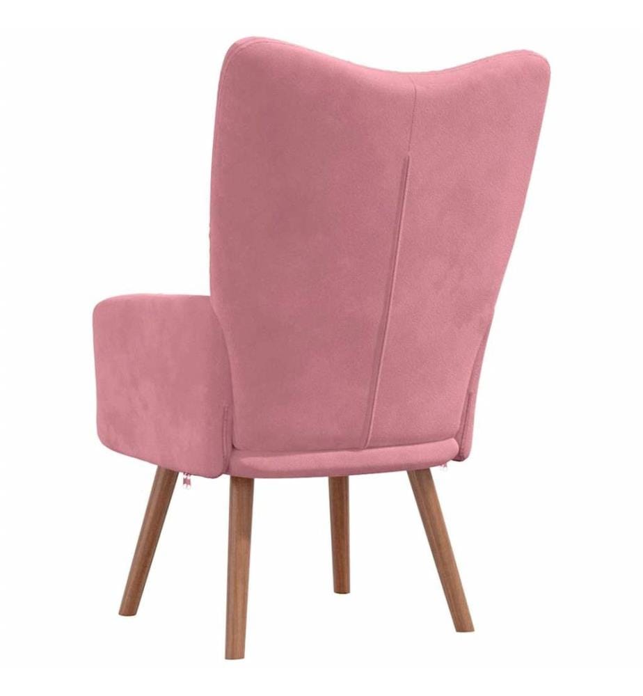 Relaxsessel Rosa Samt