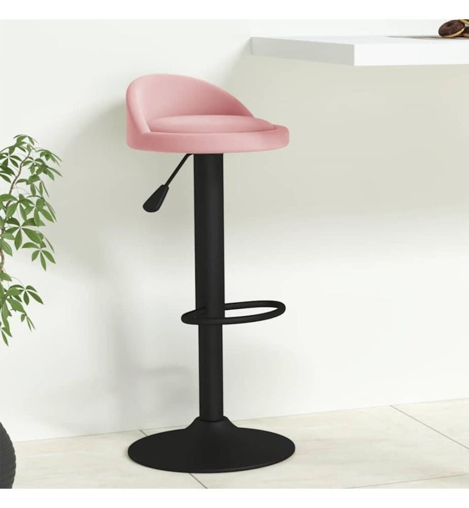 Barhocker Rosa Samt