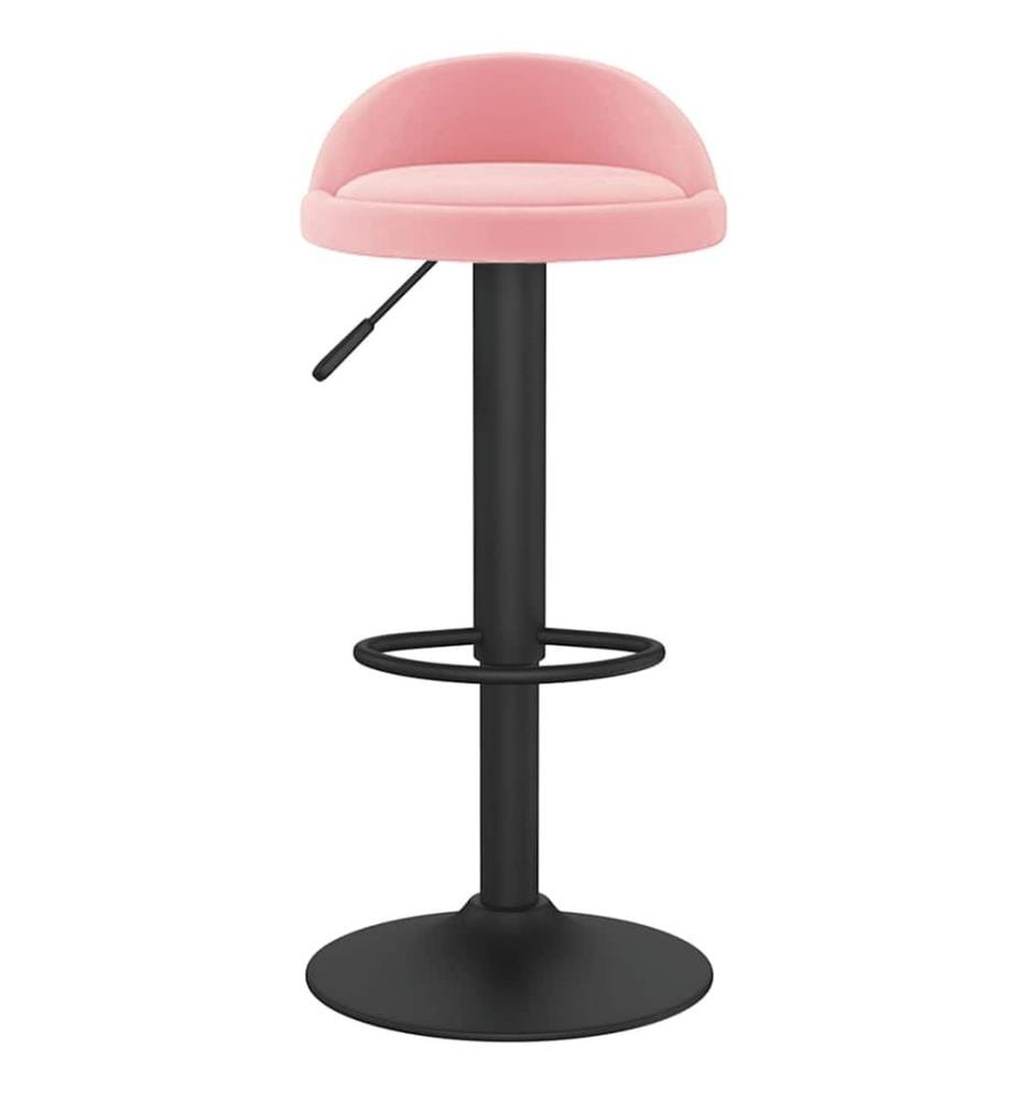 Barhocker Rosa Samt